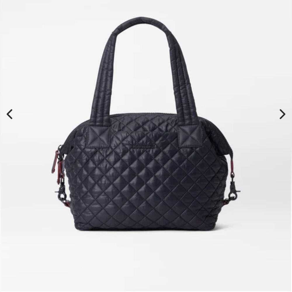 Barely used MZ Wallace Sutton tote in black. Comes with crossbody strap